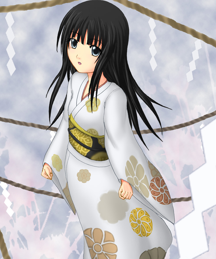 himuro kirie (fatal frame and 1 more) drawn by taira_shihito