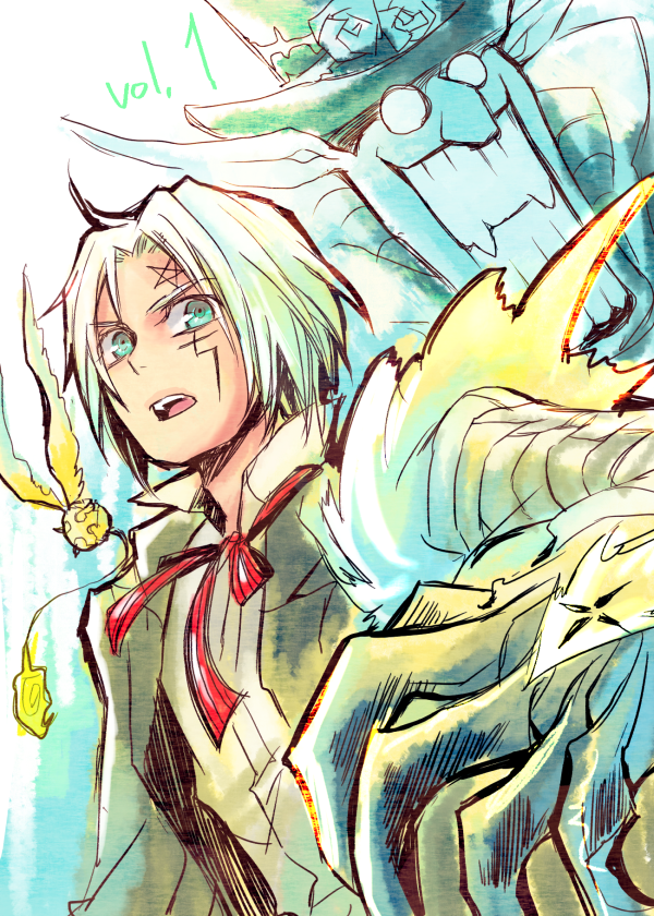 allen walker, timcanpy, and millennium earl (d.gray-man) drawn by n_ptm