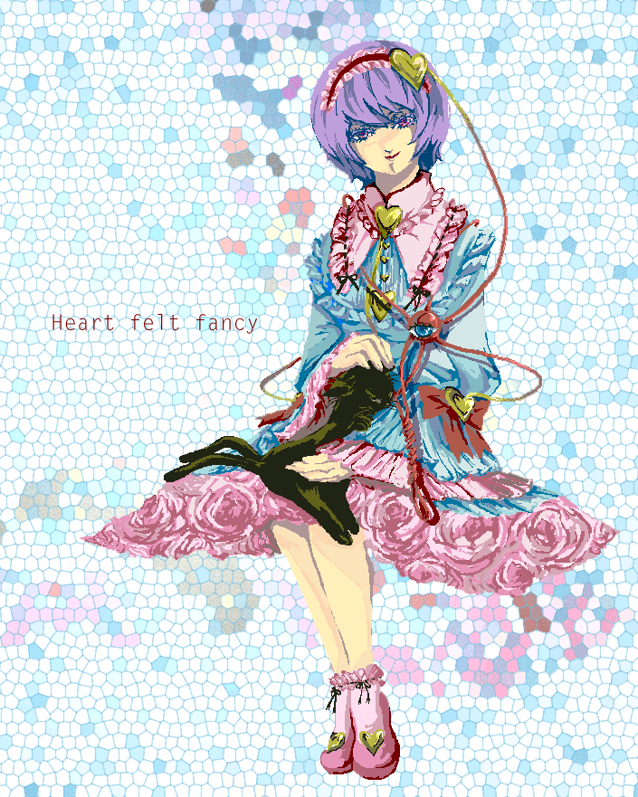 komeiji satori and kaenbyou rin (touhou) drawn by nazo_(mystery)