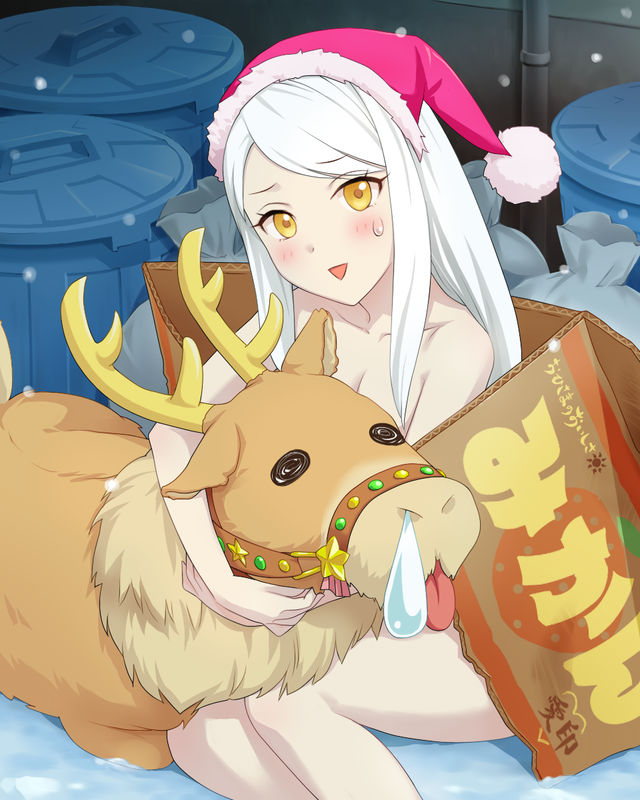 eve santaclaus and blitzen (idolmaster and 1 more)