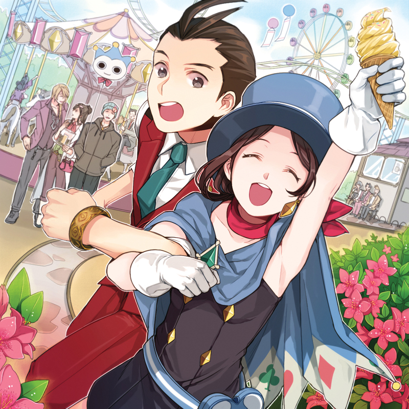 phoenix wright, miles edgeworth, maya fey, apollo justice, franziska von karma, and 7 more (ace attorney and 1 more) drawn by tuuuh