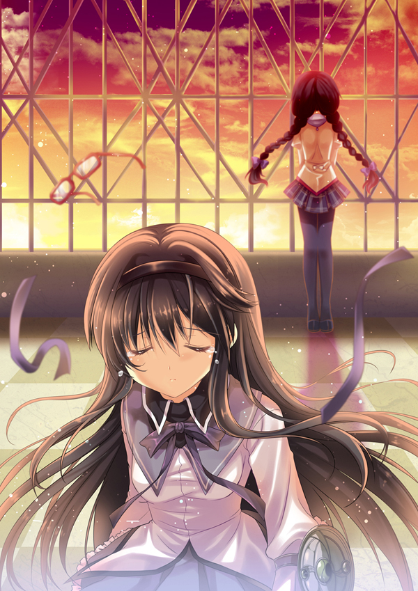 akemi homura (mahou shoujo madoka magica) drawn by ratise