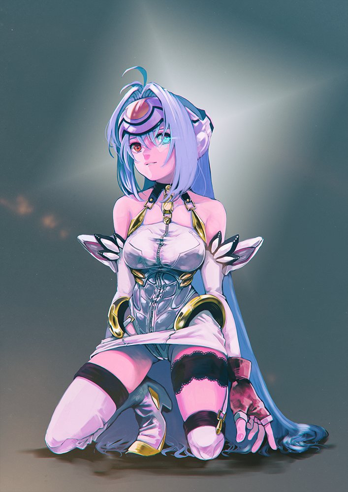 kos-mos (xenosaga and 1 more) drawn by shiomi_(lowrise)