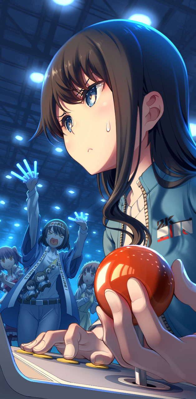ichijou ayaka, koashi mutsumi, aikawa aika, and fan b (alice gear aegis) drawn by pinakes