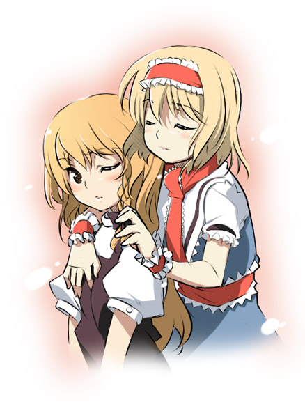 kirisame marisa and alice margatroid (touhou) drawn by yoshihara_maito