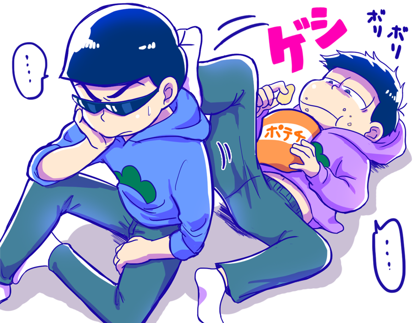 matsuno karamatsu and matsuno ichimatsu (osomatsu and 1 more) drawn by kenya_junior