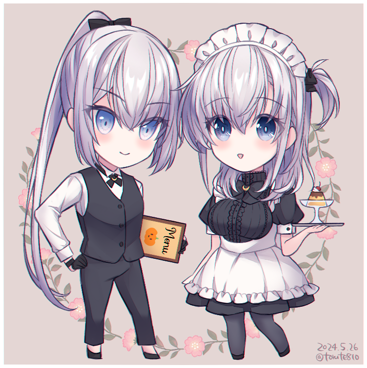suzutsuki and fuyutsuki (kantai collection) drawn by kabocha_torute