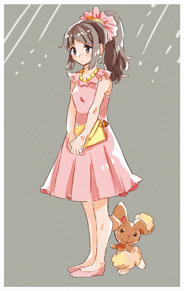 dawn and buneary (pokemon and 1 more) drawn by anidler91