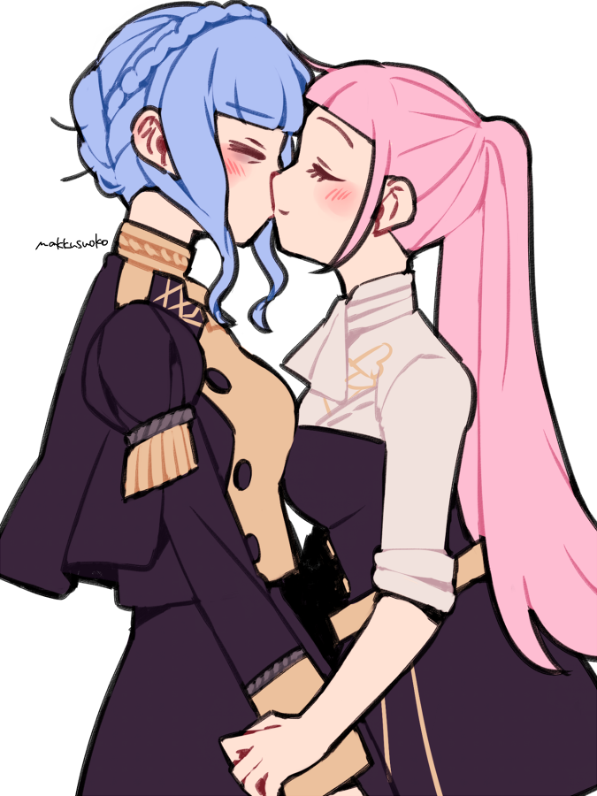 hilda valentine goneril and marianne von edmund (fire emblem and 1 more) drawn by do_m_kaeru