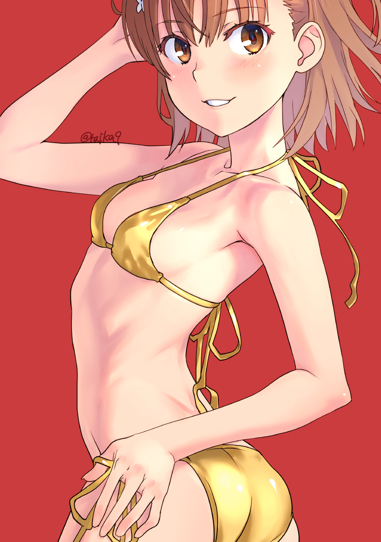 misaka mikoto (toaru majutsu no index and 1 more) drawn by raika9