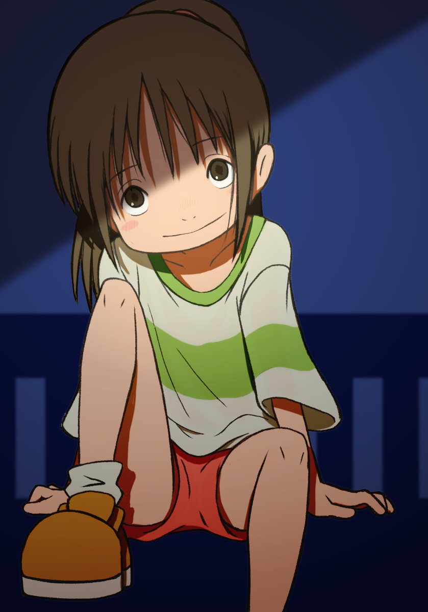 ogino chihiro (sen to chihiro no kamikakushi) drawn by beeru_(veil8801)