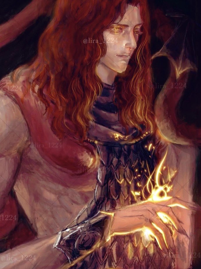 messmer the impaler (elden ring and 1 more) drawn by emeria_from