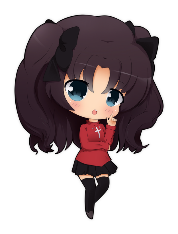 tohsaka rin (fate and 1 more) drawn by yuu_(shirahaseyuu)