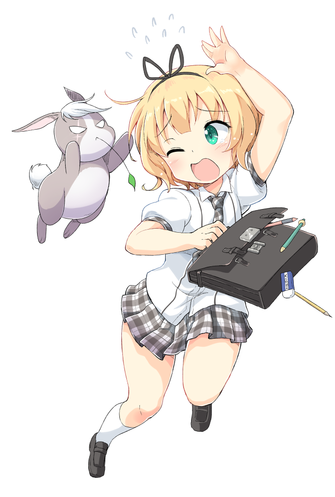 kirima syaro and wild geese (gochuumon wa usagi desu ka?) drawn by samnedar