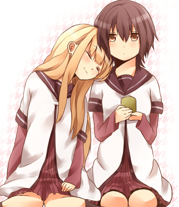 toshinou kyouko and funami yui (yuruyuri) drawn by marimo_(yuki19910906)