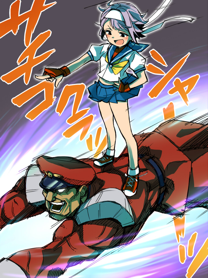 koshimizu sachiko, kasugano sakura, and m. bison (idolmaster and 2 more) drawn by esse