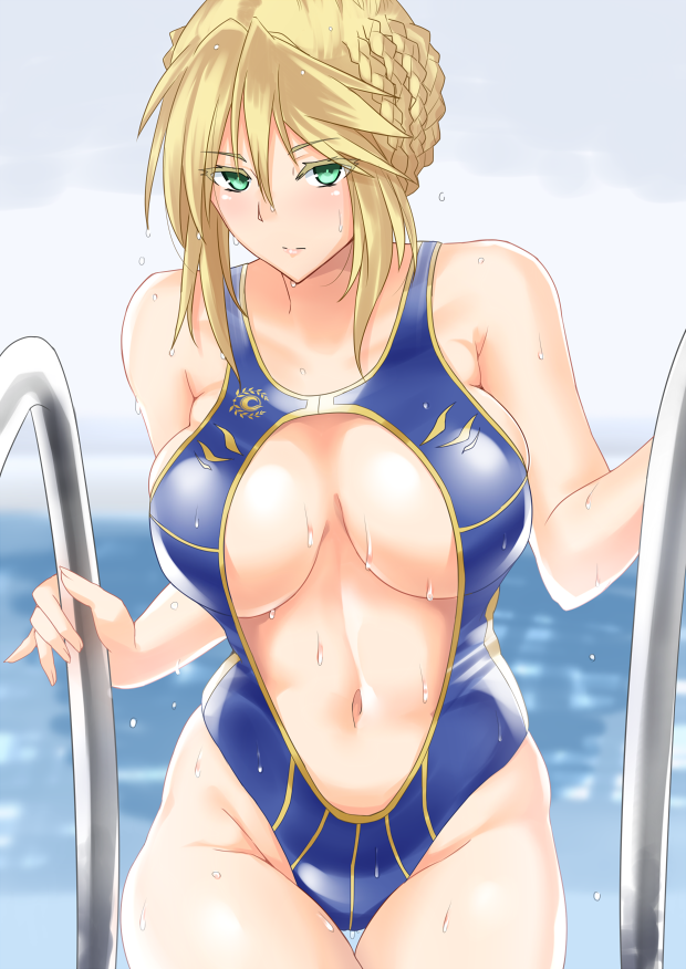 artoria pendragon (fate and 1 more) drawn by gachou