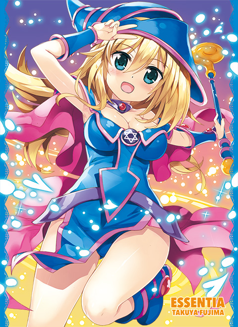 dark magician girl (yu-gi-oh!) drawn by fujima_takuya