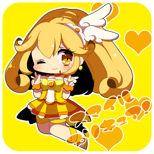 kise yayoi and cure peace (precure and 1 more) drawn by nasa_yu