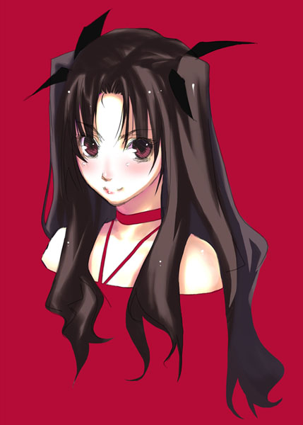tohsaka rin (fate and 1 more) drawn by iqu