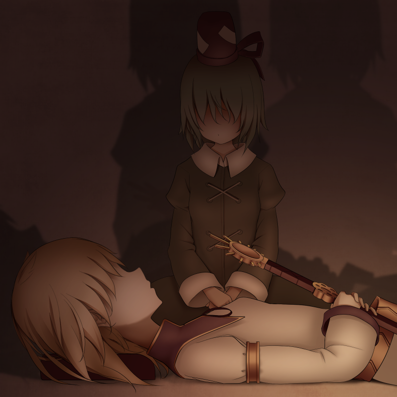 toyosatomimi no miko and soga no tojiko (touhou) drawn by irigoma_(jikabi_baisen)