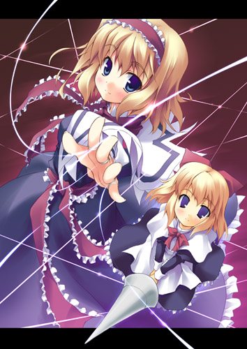 alice margatroid and shanghai doll (touhou) drawn by minase_(dragon_panda)