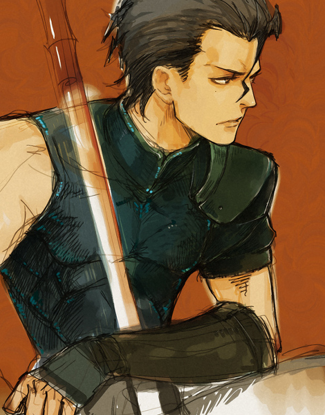 diarmuid ua duibhne (fate and 1 more) drawn by mushiba_natta