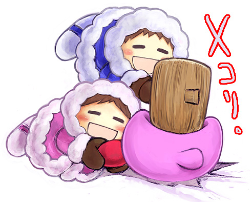 kirby, nana, and popo (kirby and 2 more)