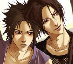 uchiha sasuke and uchiha itachi (naruto) drawn by lily_(artist)