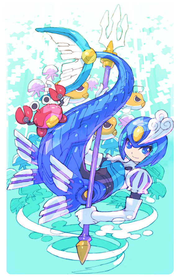 splash woman (mega man and 1 more) drawn by nakayama_tooru