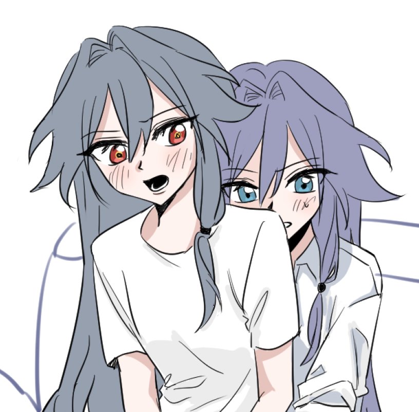 fu hua and herrscher of sentience (honkai and 1 more) drawn by ehakehak