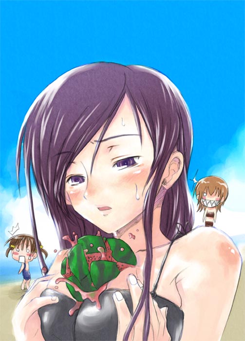 fukuzawa yumi, ogasawara sachiko, and satou sei (maria-sama ga miteru) drawn by kengo_hirasawa