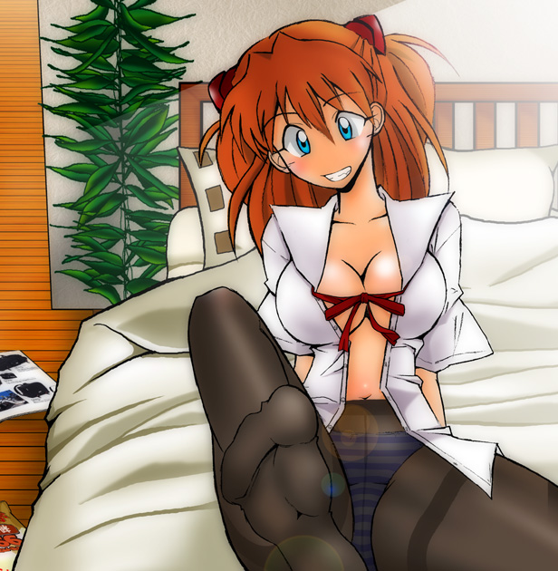 souryuu asuka langley (neon genesis evangelion) drawn by hetano_yokoduki