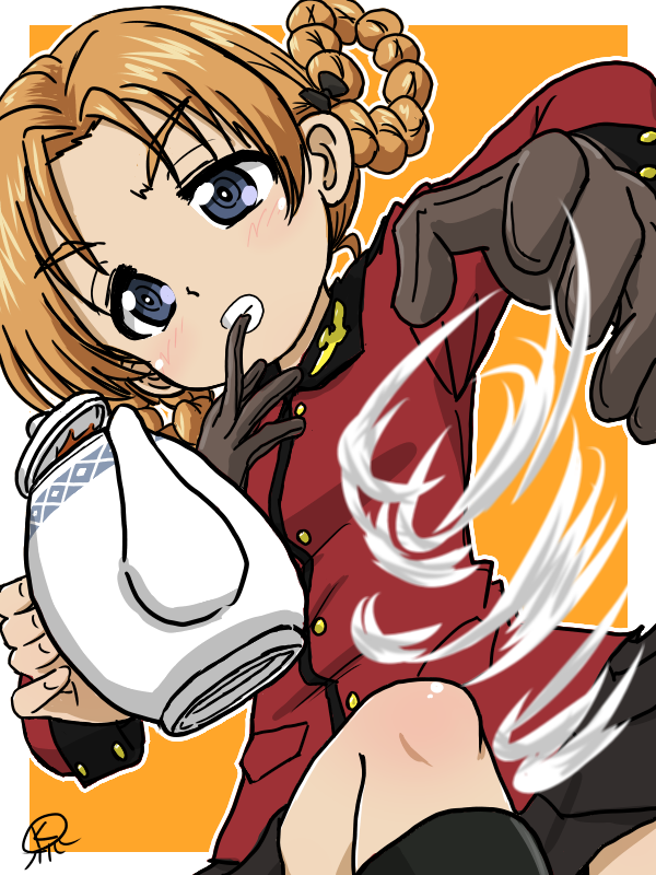 orange pekoe (girls und panzer) drawn by takahashi_kurage