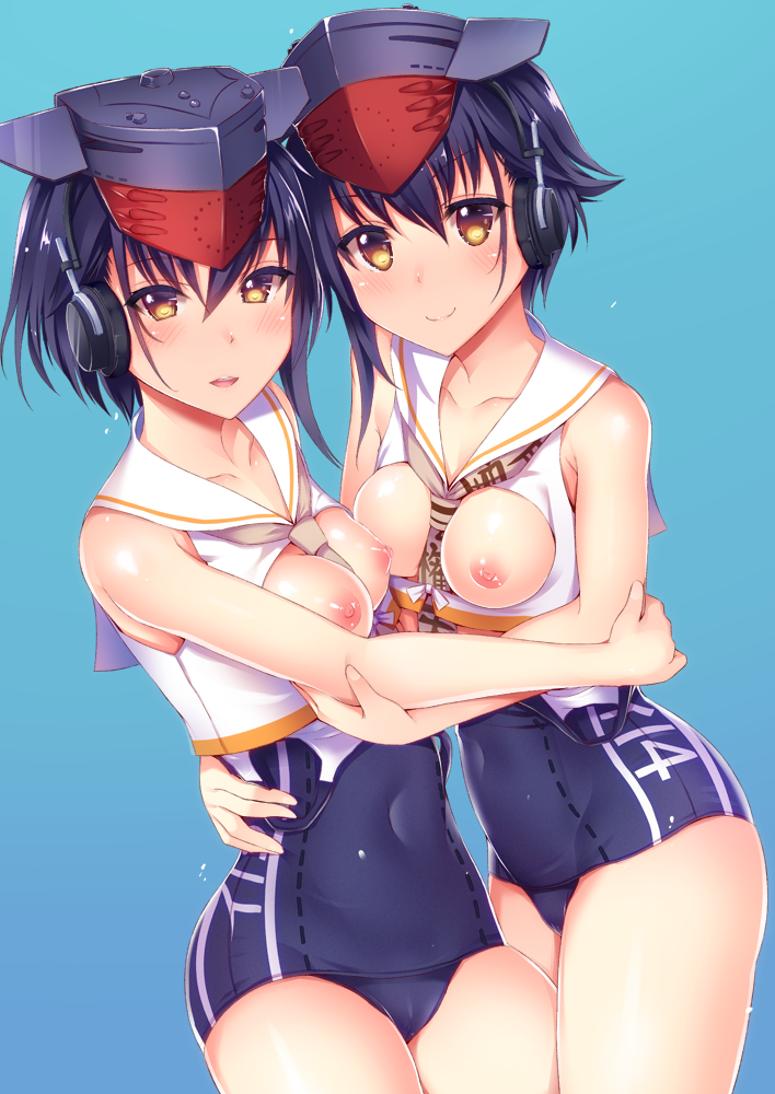 i-13 and i-14 (kantai collection) drawn by interstellar