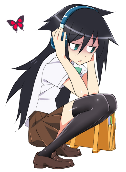 kuroki tomoko (watashi ga motenai no wa dou kangaetemo omaera ga warui!) drawn by kurai_nao