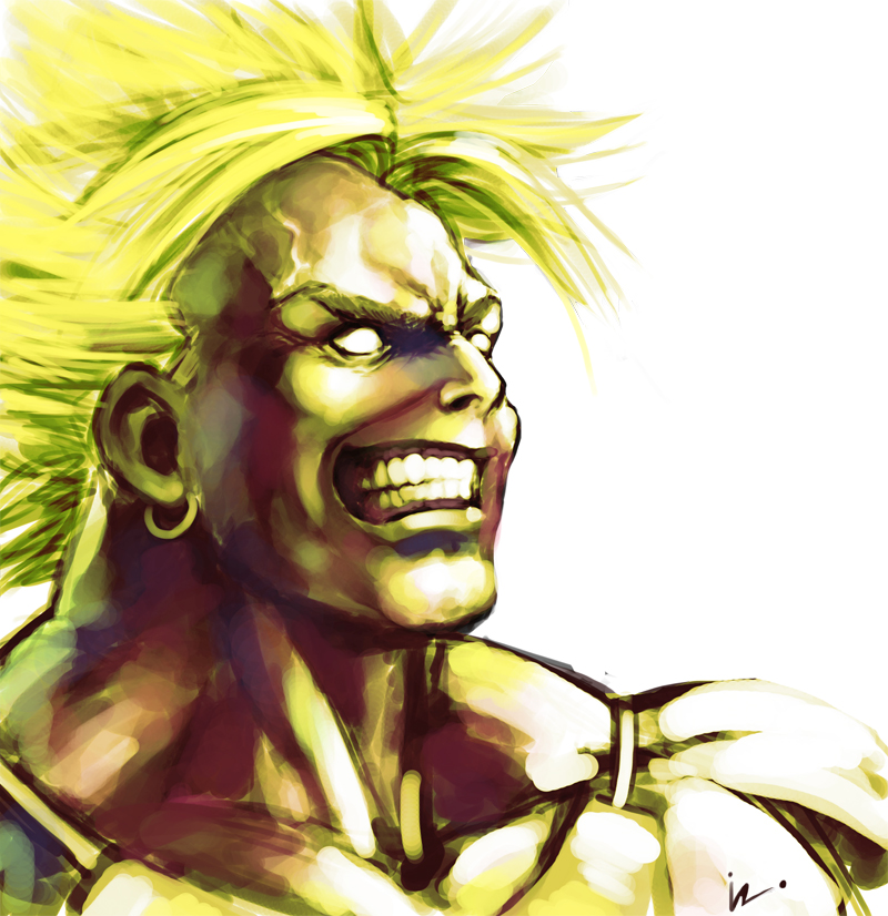 broly (dragon ball and 1 more) drawn by iroisaac