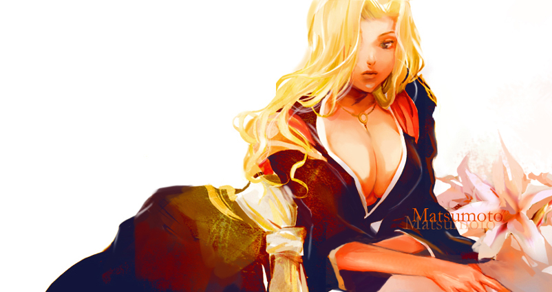 matsumoto rangiku (bleach) drawn by athenacg