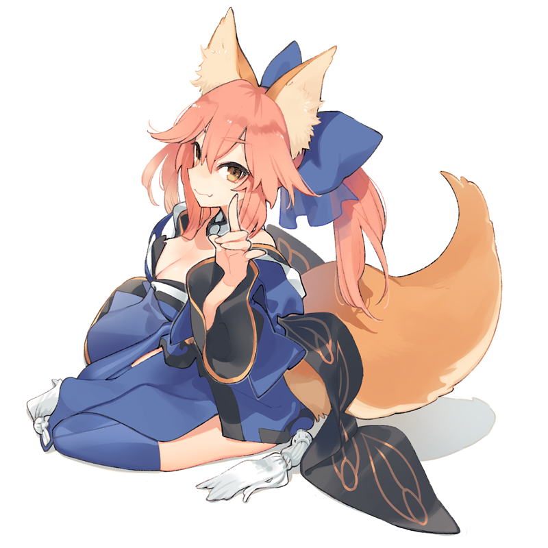 tamamo and tamamo no mae (fate and 1 more) drawn by nakatani_nio