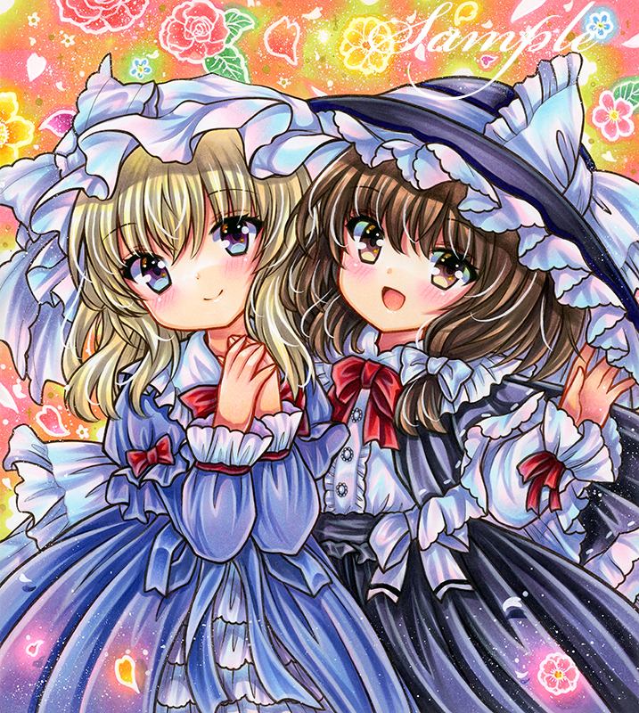 usami renko and maribel hearn (touhou) drawn by rui_(sugar3)