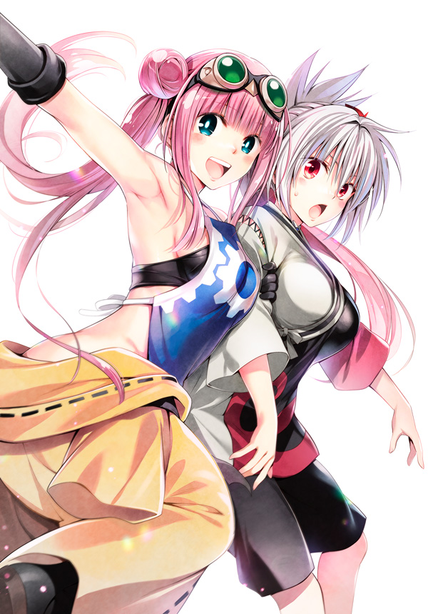 kazamaki matsuri and korogi reo (ayakashi triangle) drawn by yabuki_kentarou