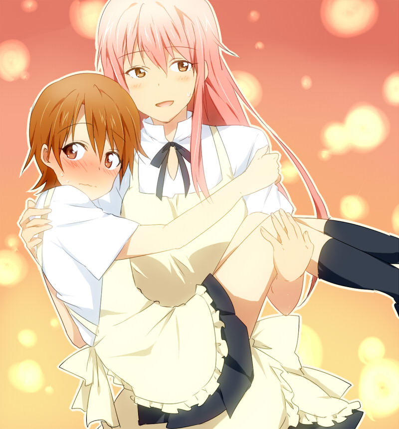 inami mahiru, takanashi souta, and takanashi kotori (working!!) drawn by maruki_(punchiki)