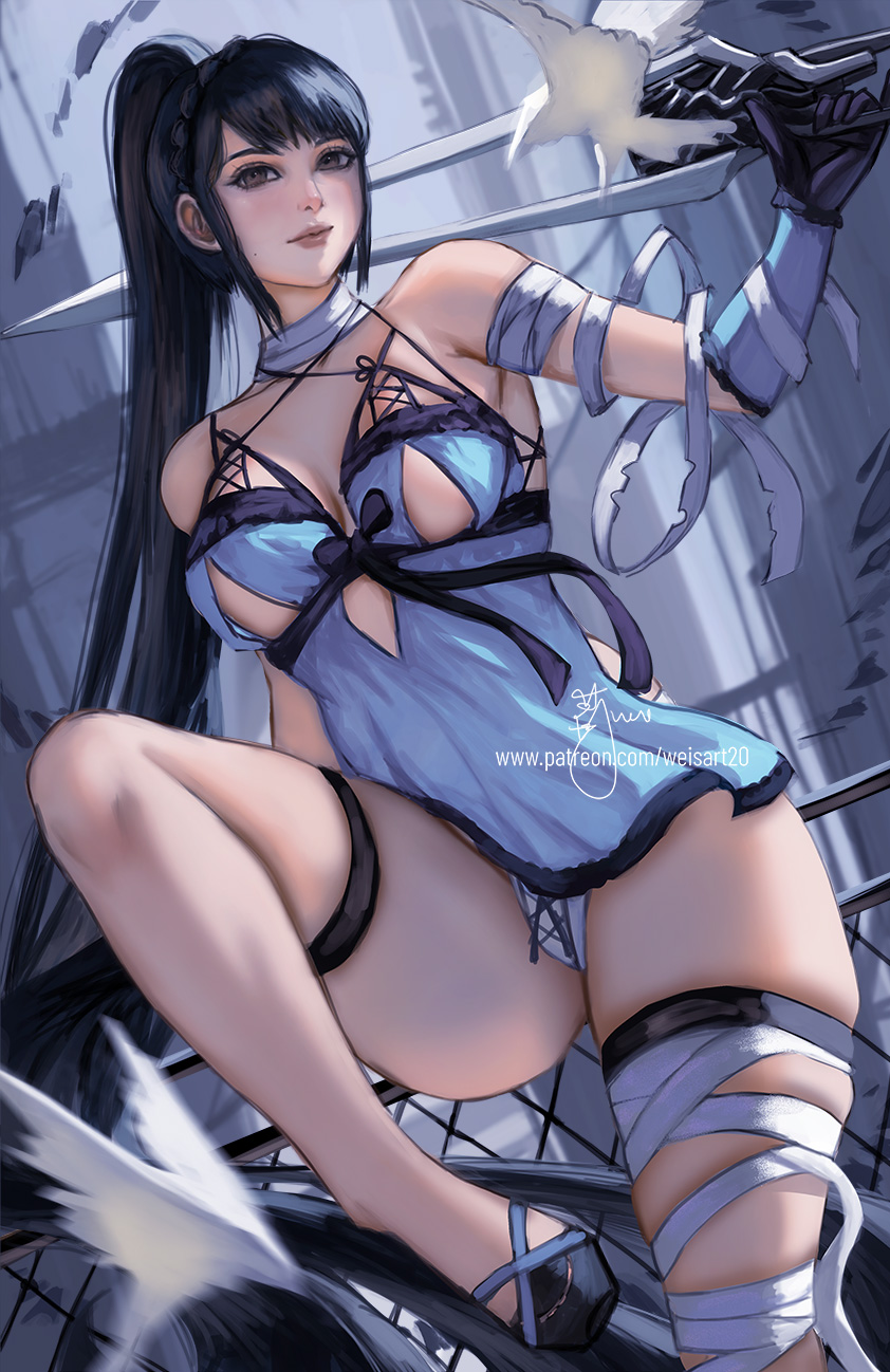 kaine and eve (nier and 1 more) drawn by wei_(promise_0820)