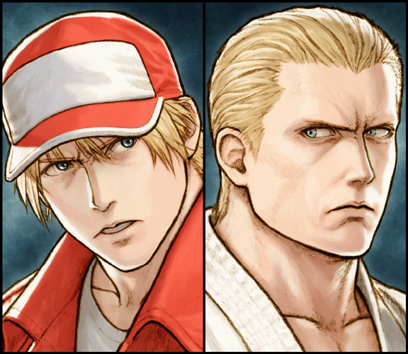 terry bogard and geese howard (fatal fury) drawn by fuji_(d38635s10)
