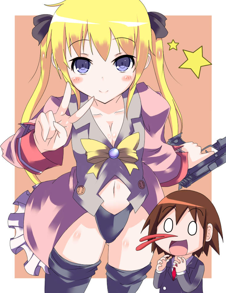 sonya and oribe yasuna (kill me baby) drawn by guunome