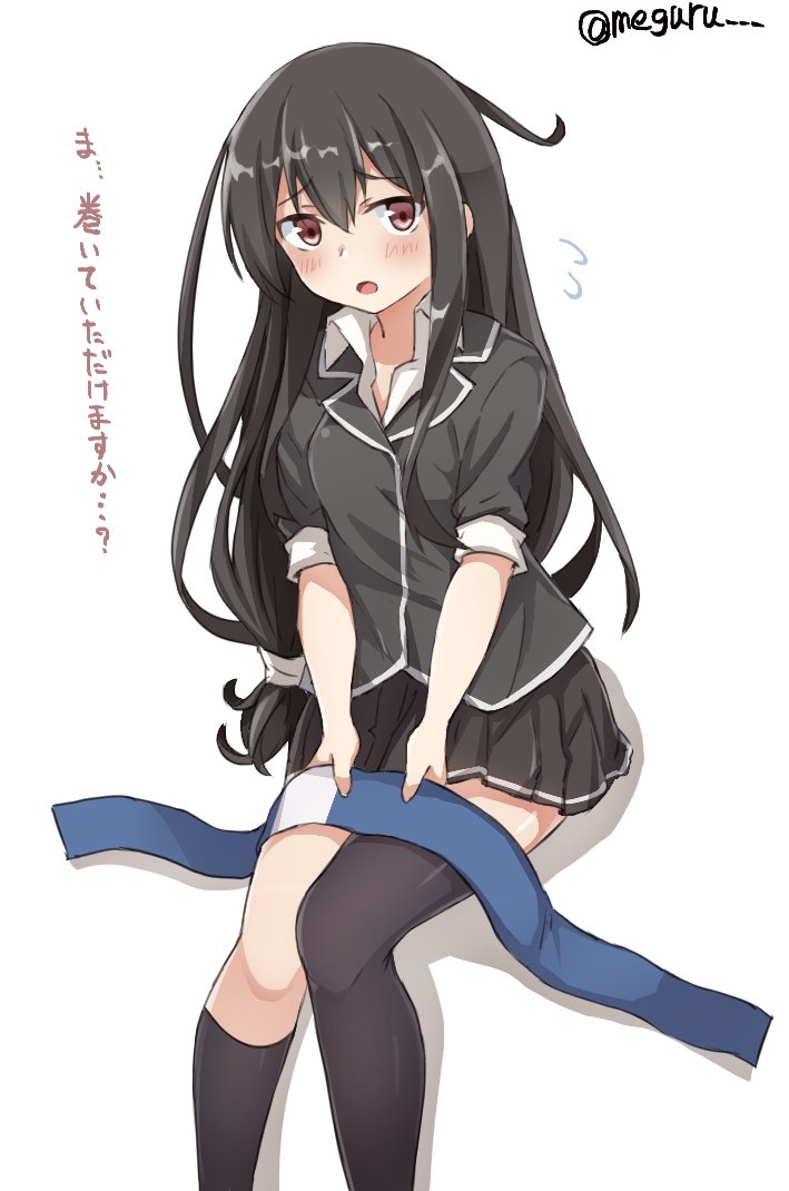 hatsushimo and hatsushimo kai ni (kantai collection) drawn by meguru_(megurunn)