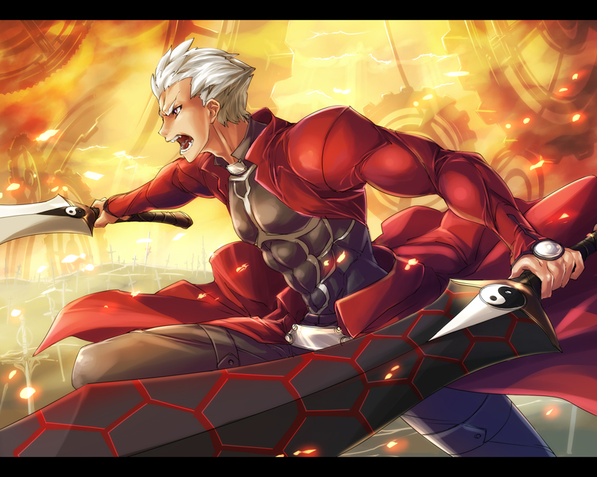 archer (fate and 1 more) drawn by nekomamire