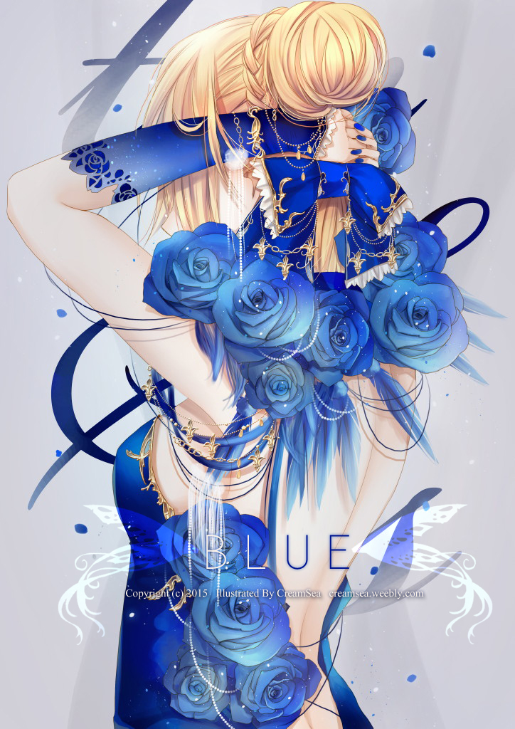 artoria pendragon and saber (fate and 2 more) drawn by creamsea