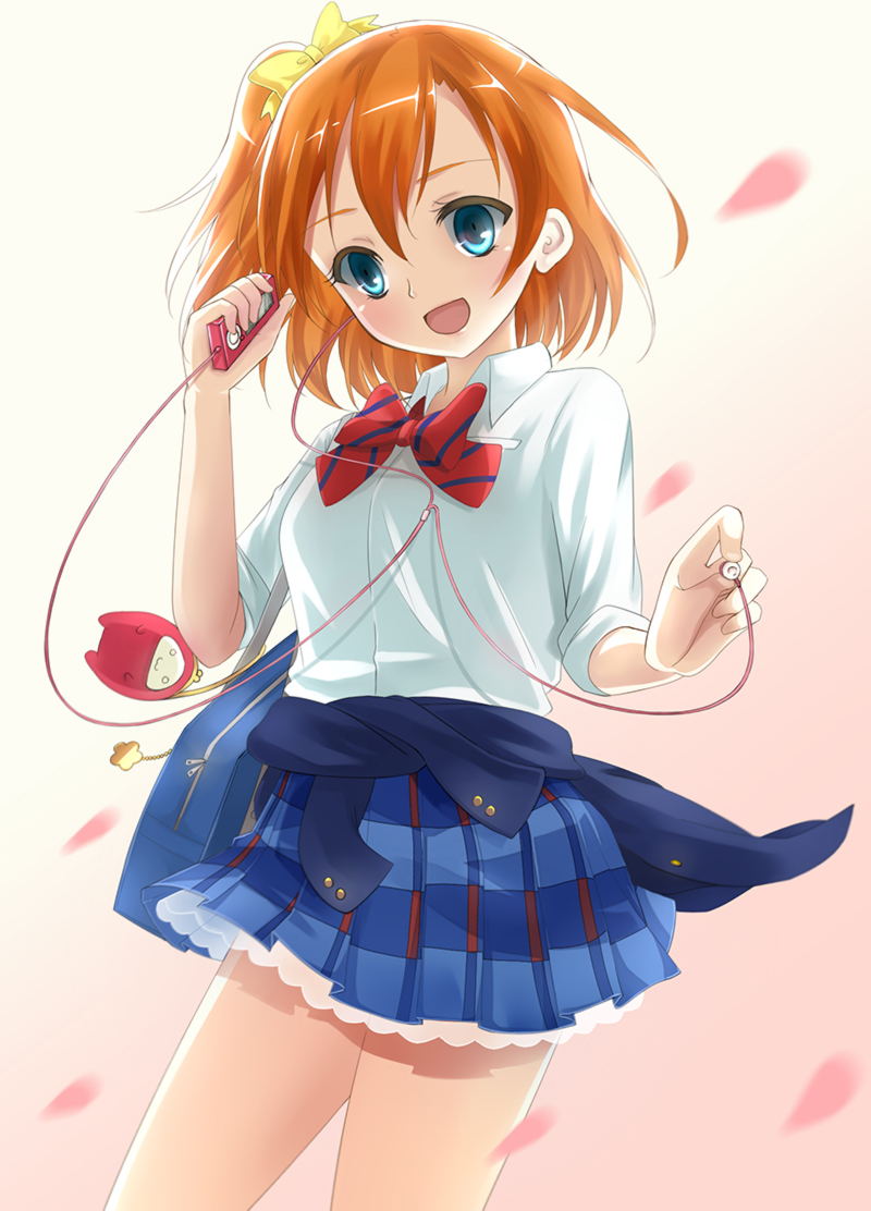 kosaka honoka (love live! and 1 more) drawn by niu