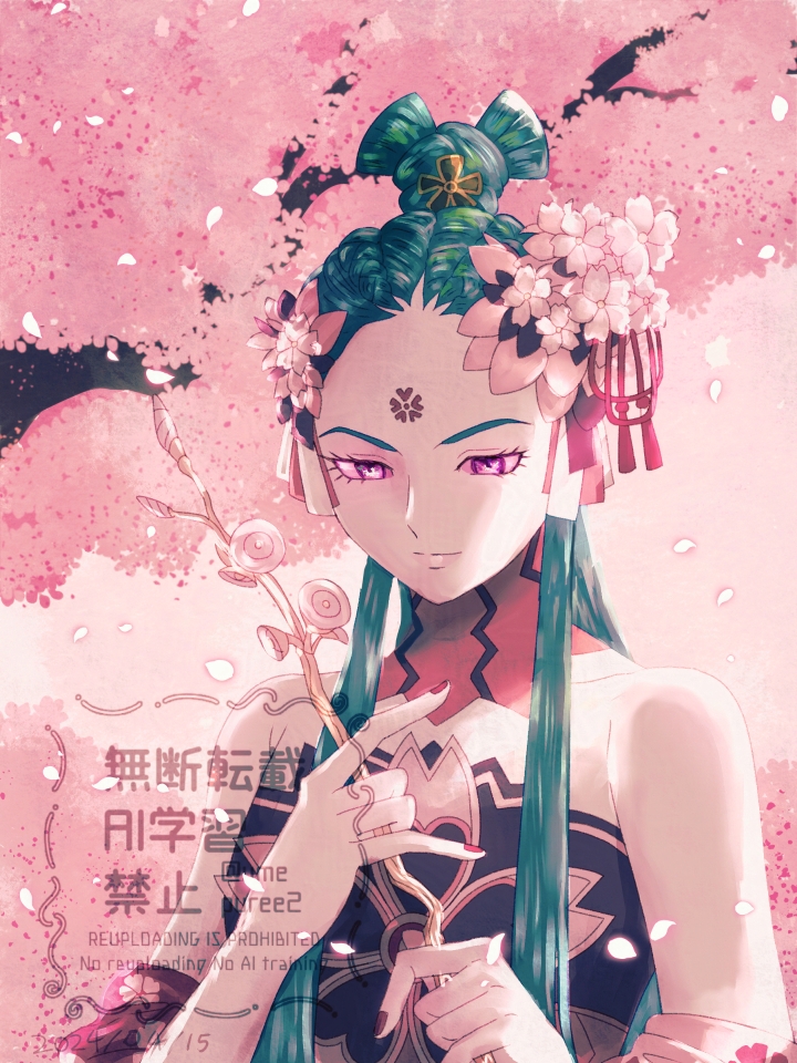 konohana sakuya (shin megami tensei and 2 more) drawn by umepuree2